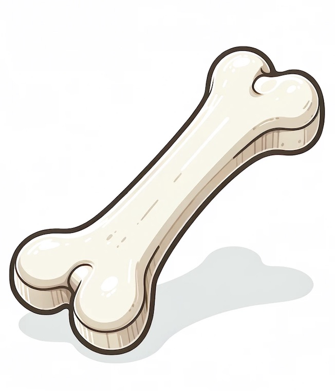 A generic illustration of a bone